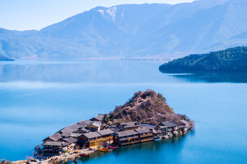 泸沽湖里格半岛