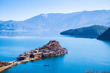 泸沽湖里格半岛