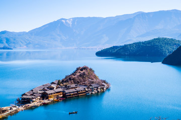 泸沽湖里格半岛