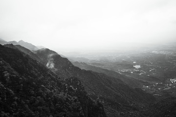 水墨群山 水墨山 意境远山