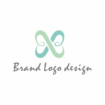 x蝴蝶美麗行業(yè)LOGO B