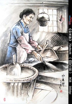 炒米胖 過年忙