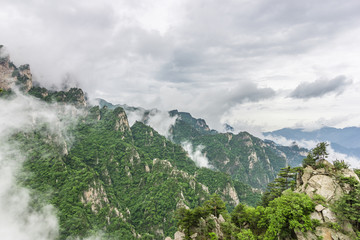 中国山脉风光背景素材