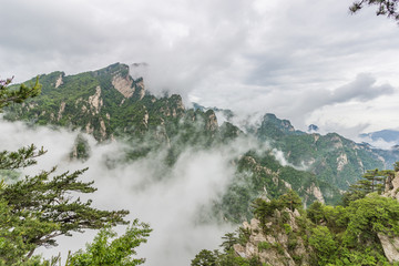 中国山脉风光背景素材