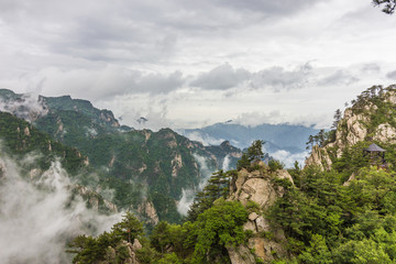 中国山脉风光背景素材