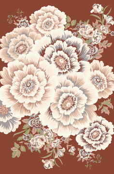 花卉地毯图案