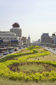 北京西站地区 莲花池东路风光