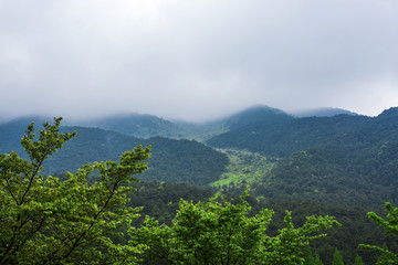 云雾远山 群山