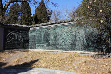 北京陶然亭公园屈原雕像区