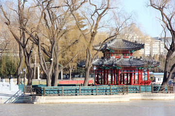 北京陶然亭公园湖心亭