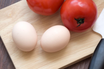 西红柿鸡蛋 食材