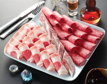 火鍋涮肉拼盤