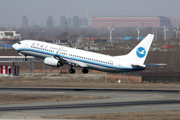 厦门航空 飞机起飞 民航