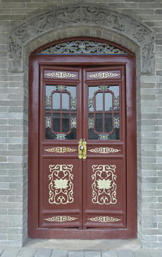 古住宅门窗，19世纪初住宅门