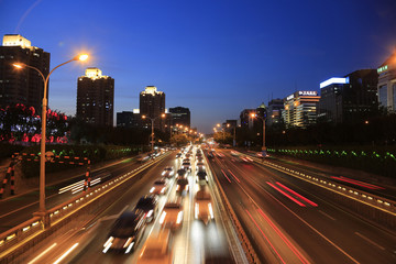 北京城市夜景