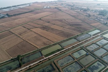 洪泽湖湖心村水网密布风光无限