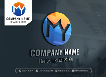 MY字母 YM字母 LOGO