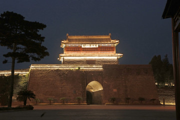 山海关夜景