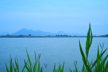 初夏时的余杭南湖