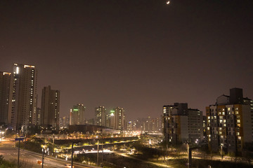 韩国华城市 城市风光 夜景