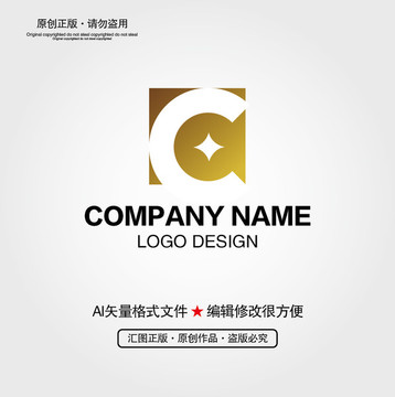 C字母钱币LOGO