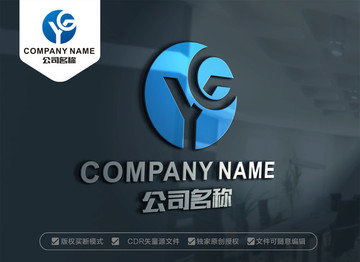 YG字母 GY字母 LOGO