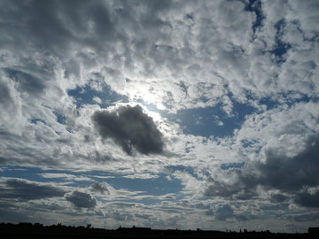 蓝天  白云 云朵