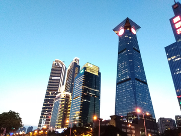 福田区 深圳 城市夜景