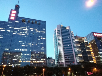 福田区 深圳 城市夜景