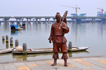 码头雕塑
