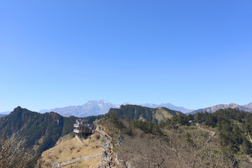 西岭雪山 观云台 群山山峰