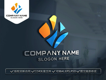Y字母 YH字母 LOGO設(shè)計
