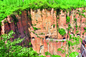 河南新乡郭亮挂壁公路