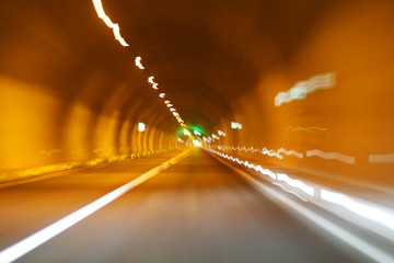 隧道放射光线