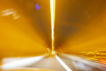 金色背景 隧道里的光线