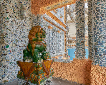 琉璃狮子 天津瓷房子 高清大图