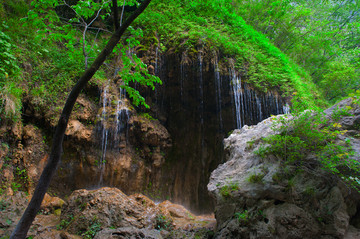 云台山泉瀑峡水帘洞