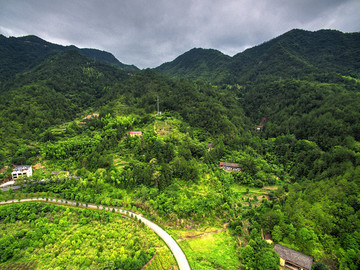 丽水云和赤石村高山梯田