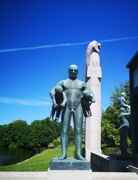 欧洲人体雕像