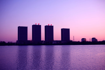 万宝湖 夜景