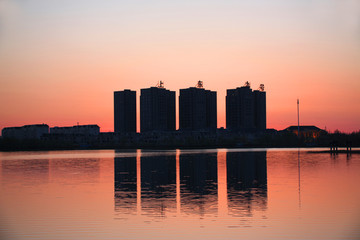 大庆 时代广场 万宝湖