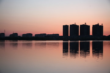 万宝湖 夜景