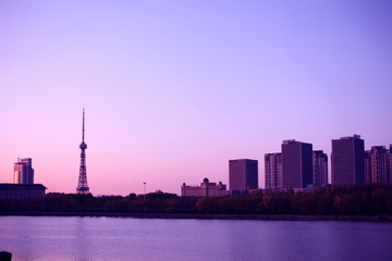 万宝湖 夜景