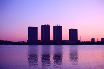 万宝湖 夜景