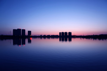 万宝湖 夜景