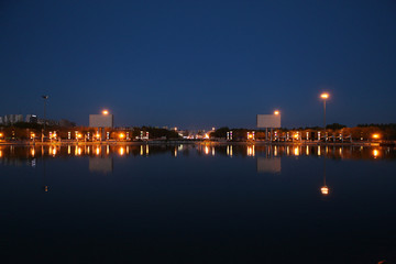 万宝湖 夜景