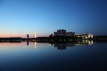 大庆 时代广场 万宝湖