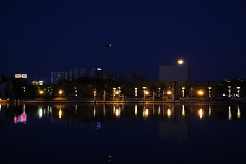 万宝湖 夜景