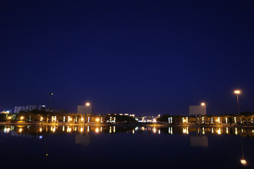 万宝湖 夜景