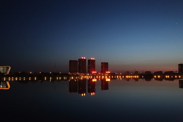 万宝湖 夜景